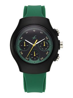 Fastrack - Hype Multifunction with Green Silicon Strap Watch (3346PP04) (M)