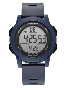 Fastrack - Streetstyle 8 with Digital Navy Blue Polyether Strap Watch (38194PP01W) (M)