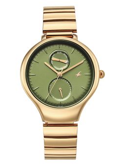 Fastrack - Gelato Brown Multifunction Metal Strap Watch (6327WM02) (M)