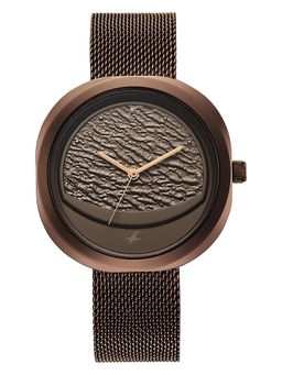 Fastrack - Gelato Brown Multifunction Metal Strap Watch (6330QM01) (M)