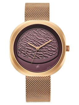 Fastrack - Gelato Purple Mesh Strap Watch (6330WM02) (M)