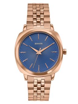 Sonata - Vector Rose Gold-Tone Bracelet Watch (77197WM01) (M)
