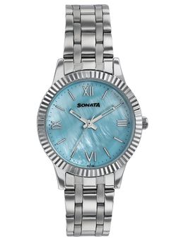 Sonata - Silver Strap Premium Looking Versatile Watch (8202SM04W) (M)
