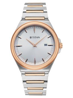 Titan - Classique Sleek fit with Quartz Sliver Stainless Steel Strap Watch (90261KM01) (M)