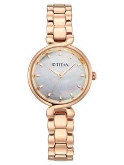 Titan - Quartz Dial Iprg Stainless Steel Strap Watch (95398WM01) (M)
