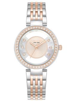 Kenneth Cole - Quartz Rose Gold Dial Two Tone Stainless Steel Strap Watch (KCWLG0102203LDW) (M)