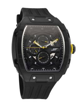 Sonata - Sf Maiden Voyage with Black Silicon Strap Watch (NU77180PP01) (M)