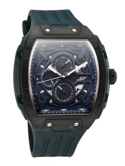 Sonata - Sf Maiden Voyage with Blue Silicon Strap Watch (NU77180PP03) (M)
