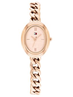 Tommy Hilfiger - Quartz Basic Gold Dial Rose Gold Stainless Steel Strap Watch (TH1782878W) (M)