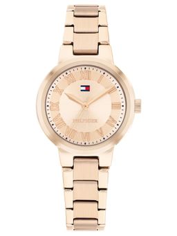Tommy Hilfiger - Quartz Basic Cream Dial Rose Gold Stainless Steel Strap Watch (TH1782906W) (M)