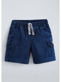 Hopscotch - Blue Cargo Pure Cotton Shorts