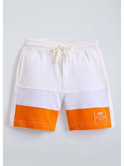 Hopscotch - Multi-Colour Cut and Sew Colo block Cotton Shorts
