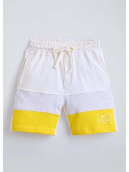 Hopscotch - Multi-Colour Cut and Sew Colo block Cotton Shorts