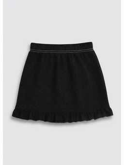 Hopscotch - Black Ruffle Hem Skirt