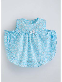 Hopscotch - Blue Floral Dress
