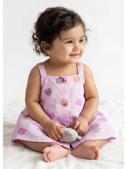 Hopscotch - Pink Animal Dress