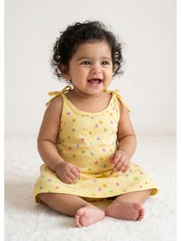 Hopscotch - Yellow Floral Dress