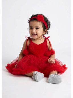 Hopscotch - Red Heart Applique Dress