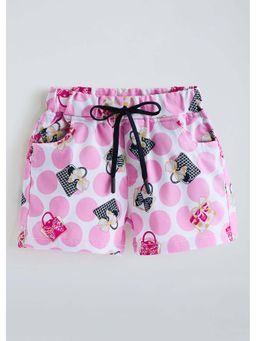 Hopscotch - Pink All Over Print Shorts