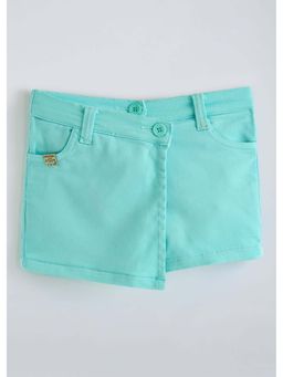 Hopscotch - Green Wrap-style Shorts