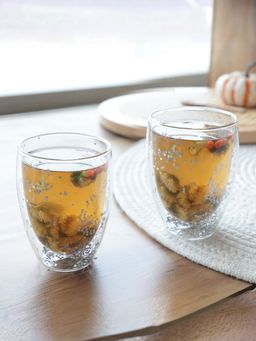 UMAI - Star Print Mug 350ML Transparent Pack of 2