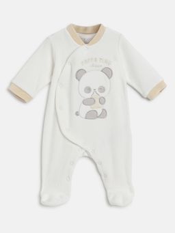 Chicco - Infants Bronze Applique Front Opening Babysuit