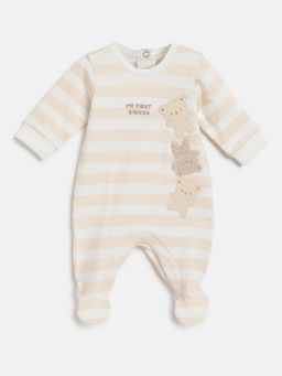 Chicco - Infants Natural Printed Leg Opening Babysuit