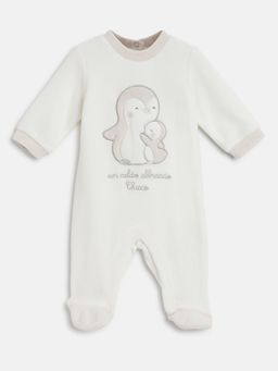 Chicco - Infants Bronze Applique Leg Opening Babysuit