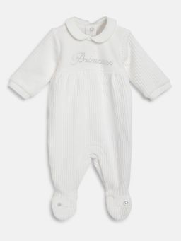 Chicco - Girls Bronze Solid Leg Opening Babysuit