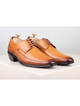 PRIVO - Tan Solid-plain Formal Shoes