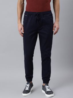 WOODLAND - Solid Navy Blue Joggers