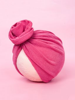 Arendelle - Shiny Red Turban Caps For Babies