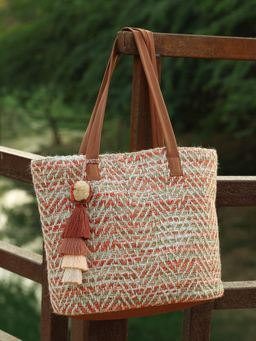 Anekaant - Women Printed Multi-Color Tote Bag