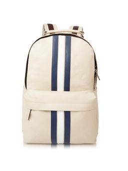 VENEER - Unisex Solid Cream Backpack (M)