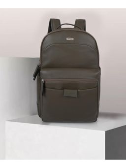 VENEER - Unisex Solid Green Backpack (M)