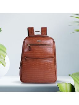 VENEER - Unisex Solid Tan Backpack (M)