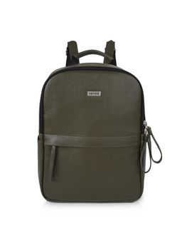 VENEER - Women Solid Green Backpack (M)