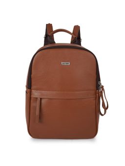 VENEER - Women Solid Tan Backpack (M)