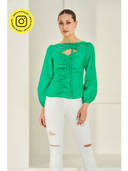Green color option, Sold out, Currently selected