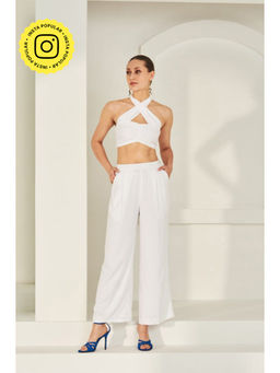 By The Bay - Claire White Co-Ord (Set of 2)