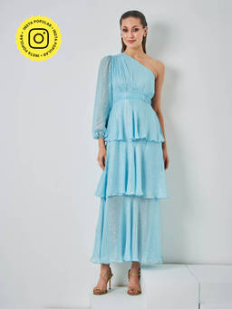 By The Bay - Blue Oscar Embellished DRESS