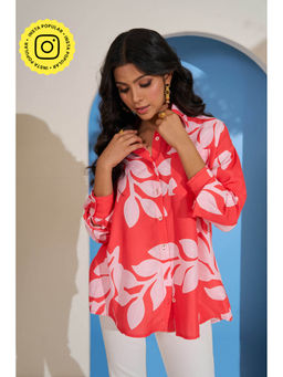 By The Bay - Red Florentine Printed Shirt