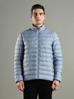 Tommy Hilfiger - Blue Quilted Regular Fit Nylon Jacket