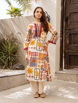 Autumnlane - Karen Kaleido Cotton Kurta with Pant