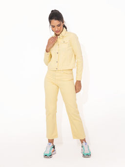 Never Fully Dressed - Straight Leg Lemon Jeans