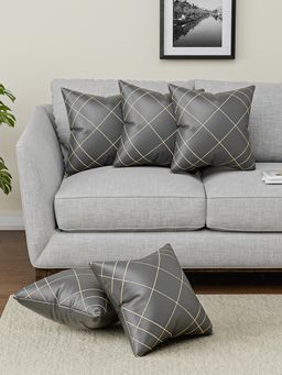 Kuber Industries - Cushion Covers with Zip Closure (Pack of 5) (16 x 16)