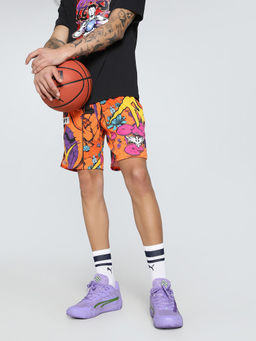 Puma - Melo Phoenix Oversized Men Orange Shorts