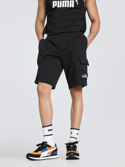 Puma - No. 1 Logo 10 Cargo Men Black Shorts
