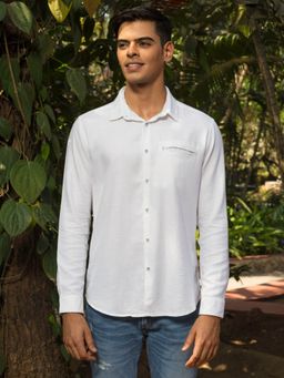 KINGDOM OF WHITE - Porto - Welt Pocket Shirt