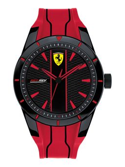 Scuderia Ferrari - Redrev 0830539 Black Dial Quartz Watch For Men